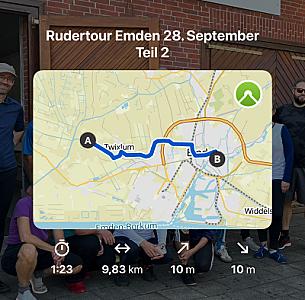 Anfängerwanderfahrt im schönen Emden