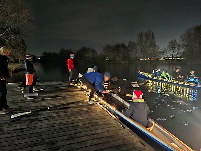 Impressionen vom Glühweinrudern 2025
