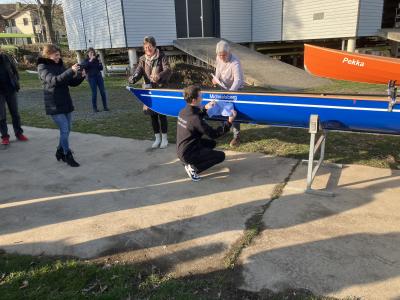 Jahreshauptversammlung und Bootstaufe - neuer Breitensport 4/5er