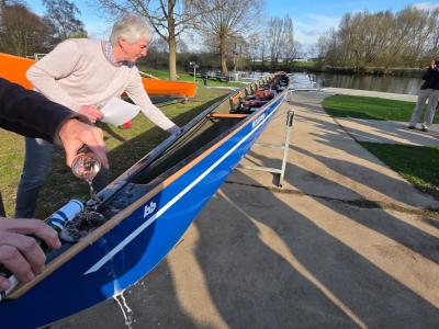 Jahreshauptversammlung und Bootstaufe - neuer Breitensport 4/5er