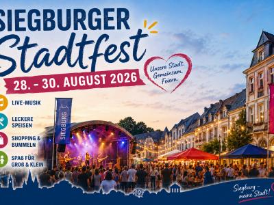 Einladung Helferparty Siegburger Stadtfest 2025 / 2026