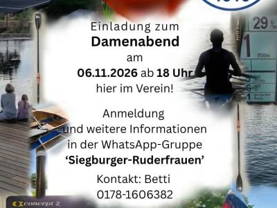 Einladung zum Damenabend 2026