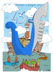 Plakat der 43. Vogalonga in Venedig